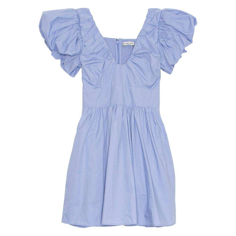 Abercrombie & Fitch Dress Babydoll Cottage Y2K Coastal Romantic Preppy Boho XSP